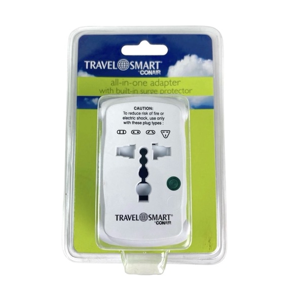 Conair Travel Smart All In One Adapter Surge Protector Model TS23TAP - Picture 2 of 10